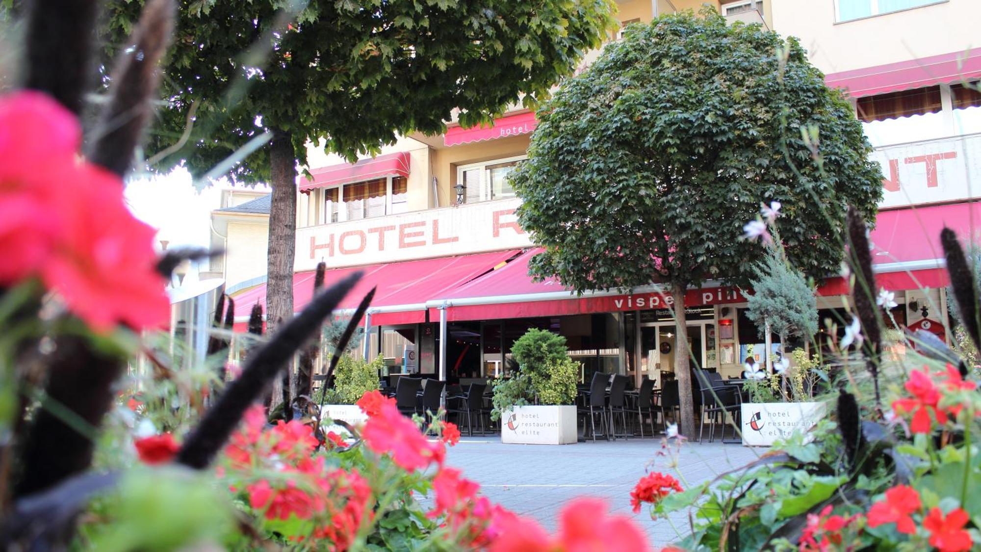 Elite Hotell Visp Exteriör bild